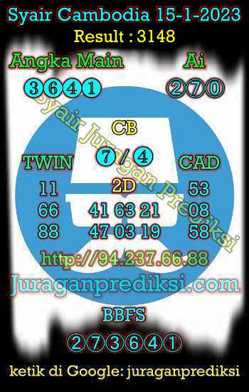 prediksi cambodia 15 januari 2023, syair cambodia hari ini minggu 15-1-2023, prediksi syair kamboja 15 januari 2023 4d jitu dan akurat