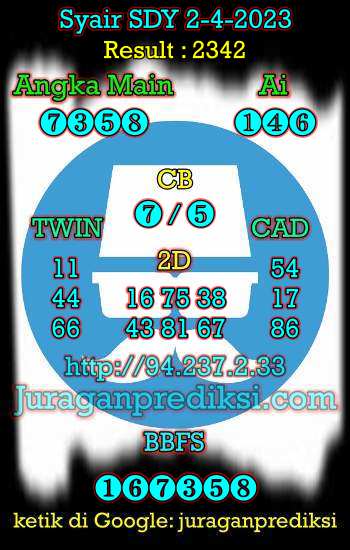 prediksi sdy 2 april 2023, syair sdy hari ini minggu 2-4-2023, prediksi syair sydney 2 april 2023, prediksi sdy jp jitu dan akurat