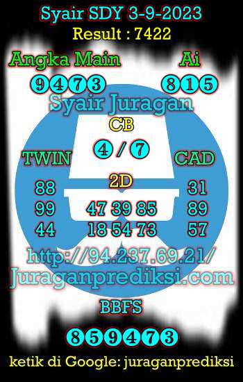 prediksi sdy 3 september 2023, syair sdy hari ini minggu 3-9-2023, prediksi syair sydney 3 september 2023, prediksi sdy jp jitu dan akurat