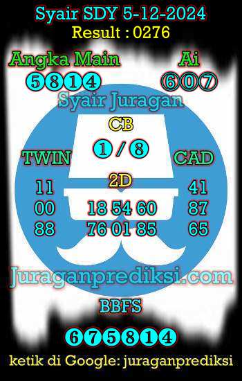 prediksi sdy 5 desember 2024, syair sdy hari ini kamis 5-12-2024, prediksi syair sydney 5 desember 2024, prediksi sdy jp jitu dan akurat