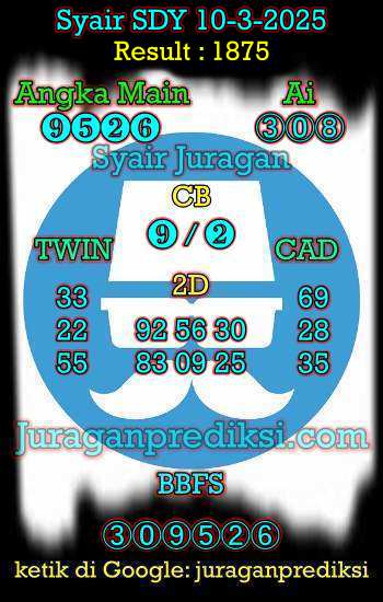 prediksi sdy 10 maret 2025, syair sdy hari ini senin 10-3-2025, prediksi syair sydney 10 maret 2025, prediksi sdy jp jitu dan akurat