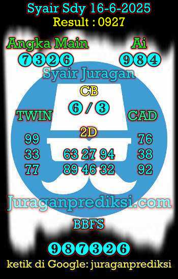 prediksi sdy 16 juni 2025, syair sdy hari ini senin 16-6-2025, prediksi syair sydney 16 juni 2025, prediksi sdy jp jitu dan akurat