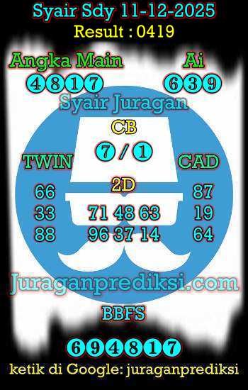 prediksi sdy 11 desember 2025, syair sdy hari ini kamis 11-12-2025, prediksi syair sydney 11 desember 2025, prediksi sdy jp jitu dan akurat